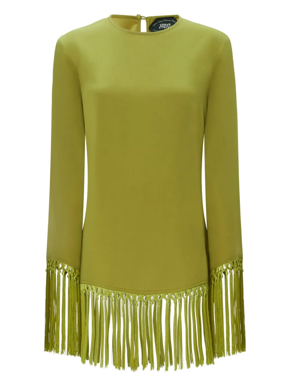Платье с длинными рукавами и бахромой Taller Marmo, зеленый
Платье с длинными рукавами и бахромой Taller Marmo, зеленый