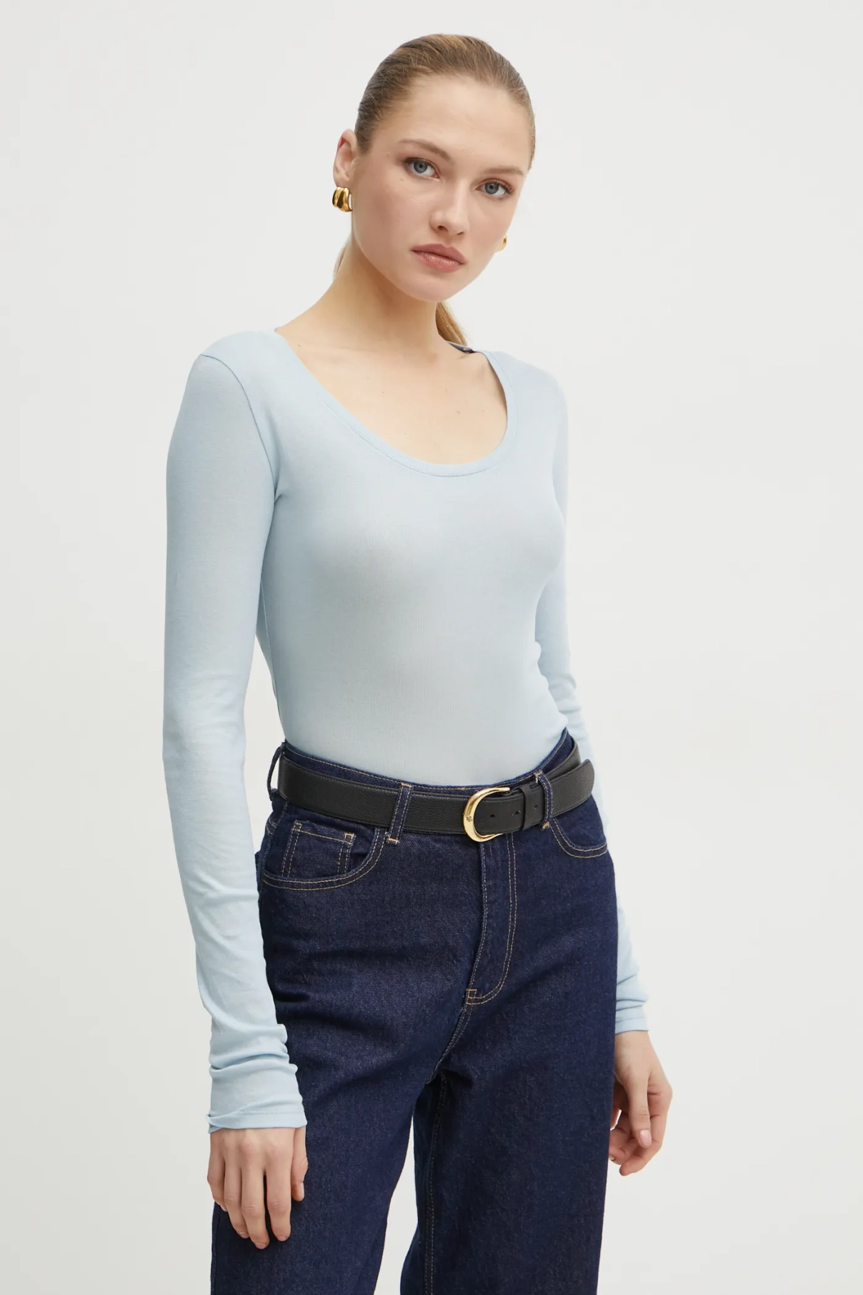 Хлопковый топ с длинными рукавами Boss Orange, синий
Хлопковый топ с длинными рукавами Boss Orange, синий