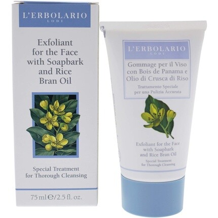 Lerbolario Exfoliant Очищающее средство с мыльной корой и маслом рисовых отрубей, 2,5 унции L'Erbolario
Lerbolario Exfoliant Очищающее средство с мыльной корой и маслом рисовых отрубей, 2,5 унции L'Erbolario