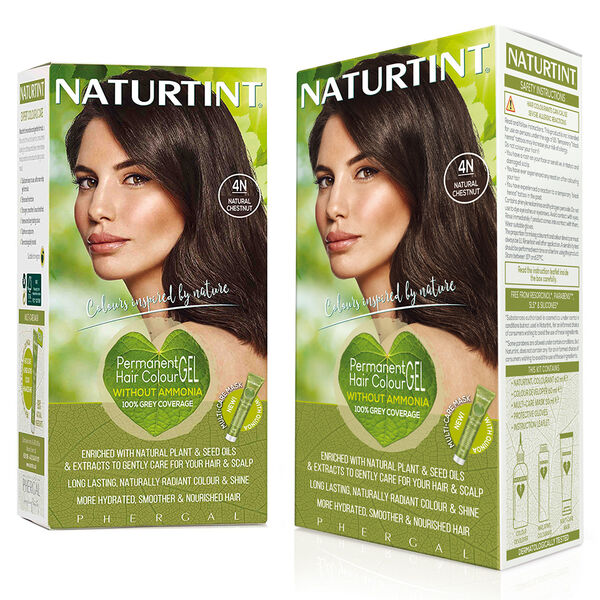 Набор: краска для волос 4л натуральный каштан, 2x179 мл Naturtint
Набор: краска для волос 4л натуральный каштан, 2x179 мл Naturtint