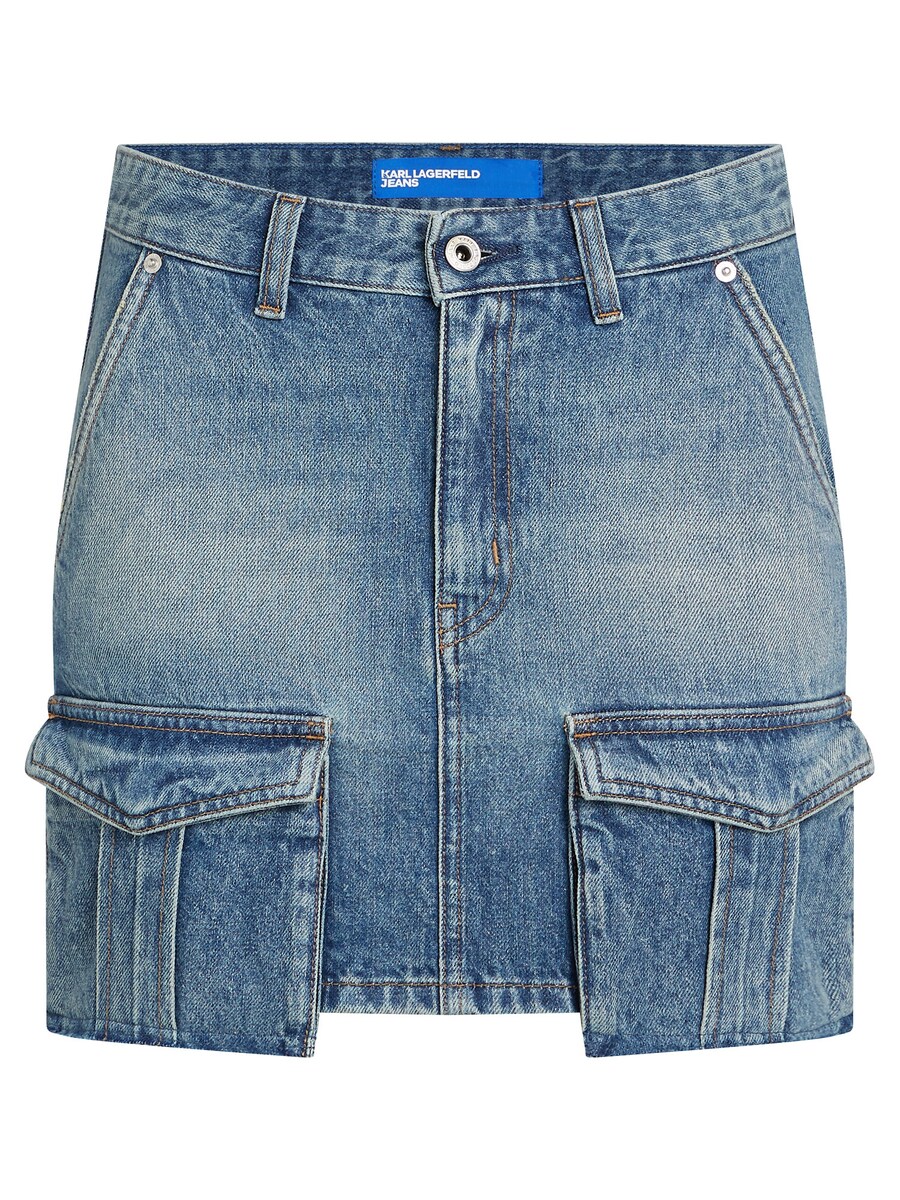 Юбка KARL LAGERFELD JEANS, синий деним
Юбка KARL LAGERFELD JEANS, синий деним