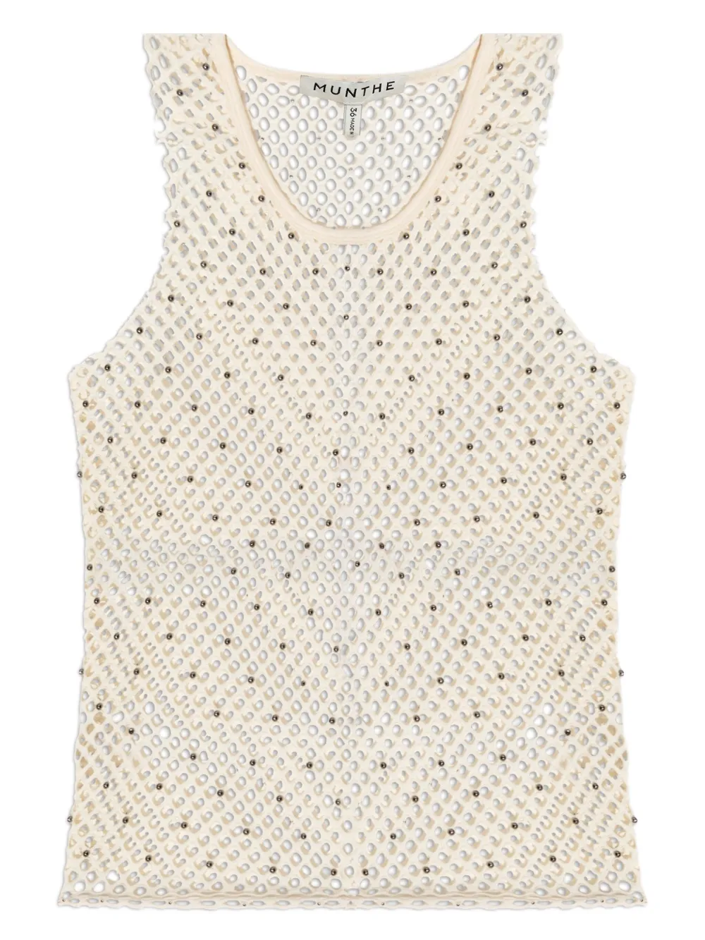 Топ Farlie, украшенный бисером MUNTHE, белый
Топ Farlie, украшенный бисером MUNTHE, белый