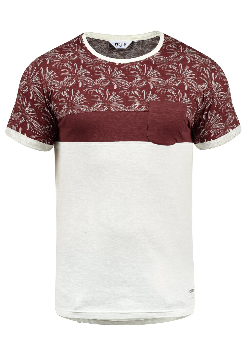 Футболка !Solid Florian, красный/натуральный белый
Футболка !Solid Florian, красный/натуральный белый