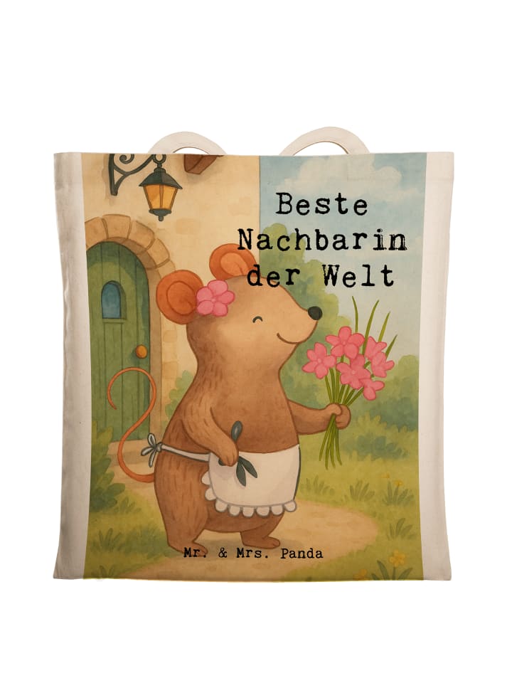 Mr. & Mrs. Panda Джутовая сумка с изображением мышки «Лучший сосед в мире»... белого цвета
Mr. & Mrs. Panda Джутовая сумка с изображением мышки «Лучший сосед в мире»... белого цвета