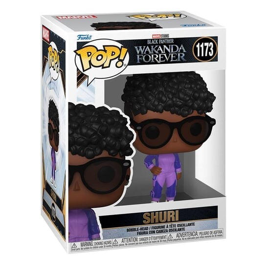 Funko POP! Marvel, коллекционная фигурка, Black Panther: Wakanda Forever, Сюри.
Funko POP! Marvel, коллекционная фигурка, Black Panther: Wakanda Forever, Сюри.