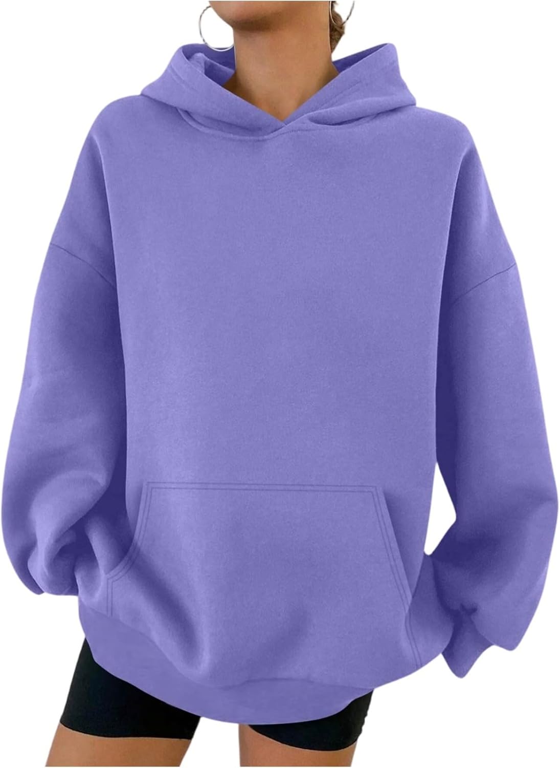 Женские толстовки с капюшоном на молнии с длинным рукавом, зимняя одежда, свободные свитшоты, осенние наряды, пуловер с карманами Shusuen, Light Purple
Женские толстовки с капюшоном на молнии с длинным рукавом, зимняя одежда, свободные свитшоты, осенние наряды, пуловер с карманами Shusuen, Light Purple