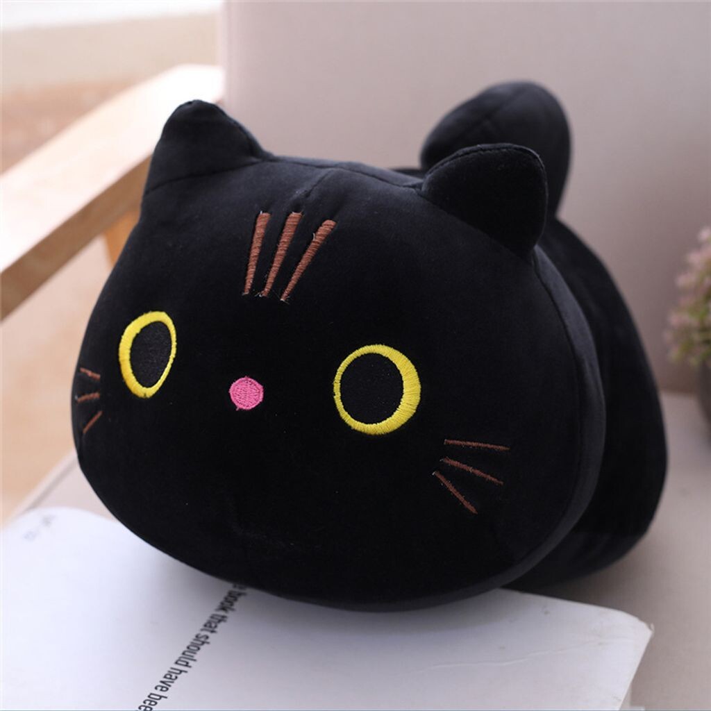 Мультяшная плюшевая игрушка, подушка для кота, милый котенок, кукла, подарок на день рождения подруге, 50 см (черный) yozhiqu
Мультяшная плюшевая игрушка, подушка для кота, милый котенок, кукла, подарок на день рождения подруге, 50 см (черный) yozhiqu