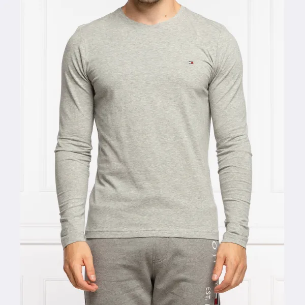 Узкий крой с длинным рукавом Tommy Hilfiger, серый 
Узкий крой с длинным рукавом Tommy Hilfiger, серый