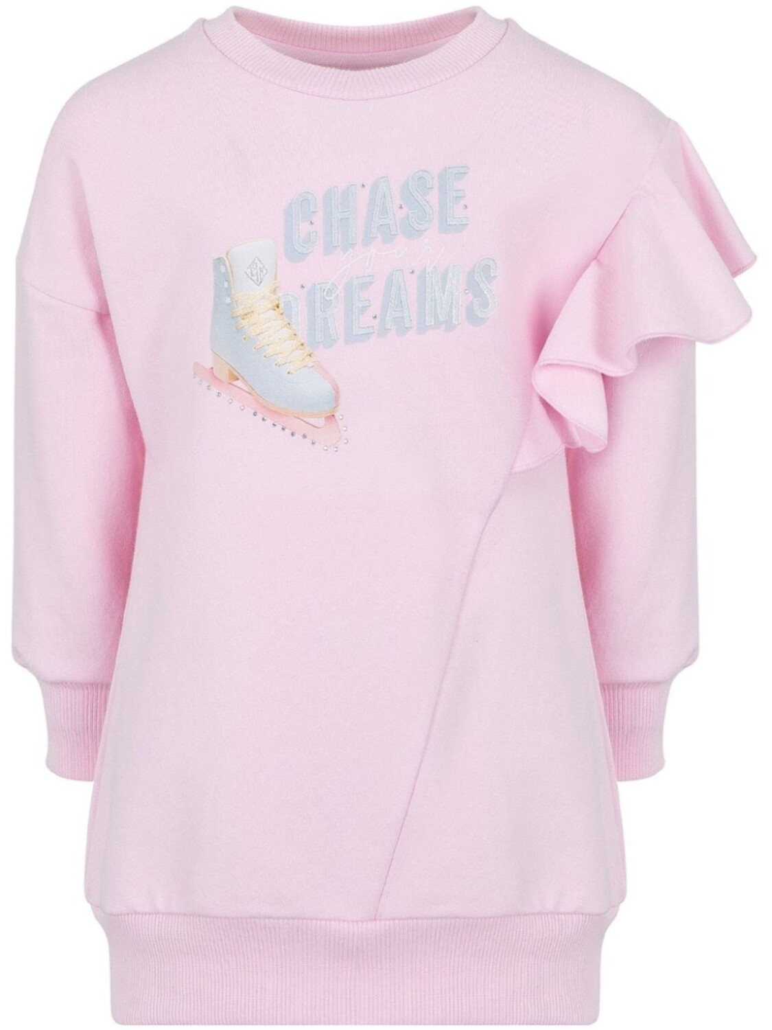 Lapin House платье с оборками и графичным принтом, розовый 
Lapin House платье с оборками и графичным принтом, розовый