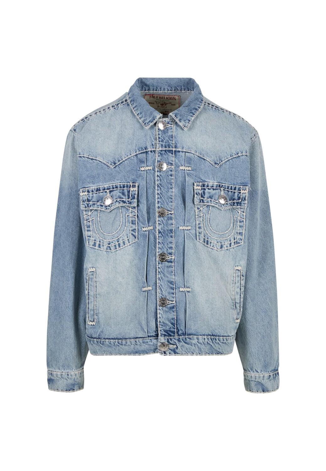 True Religion Куртка межсезонная 'Super T' в синем дениме
True Religion Куртка межсезонная 'Super T' в синем дениме
