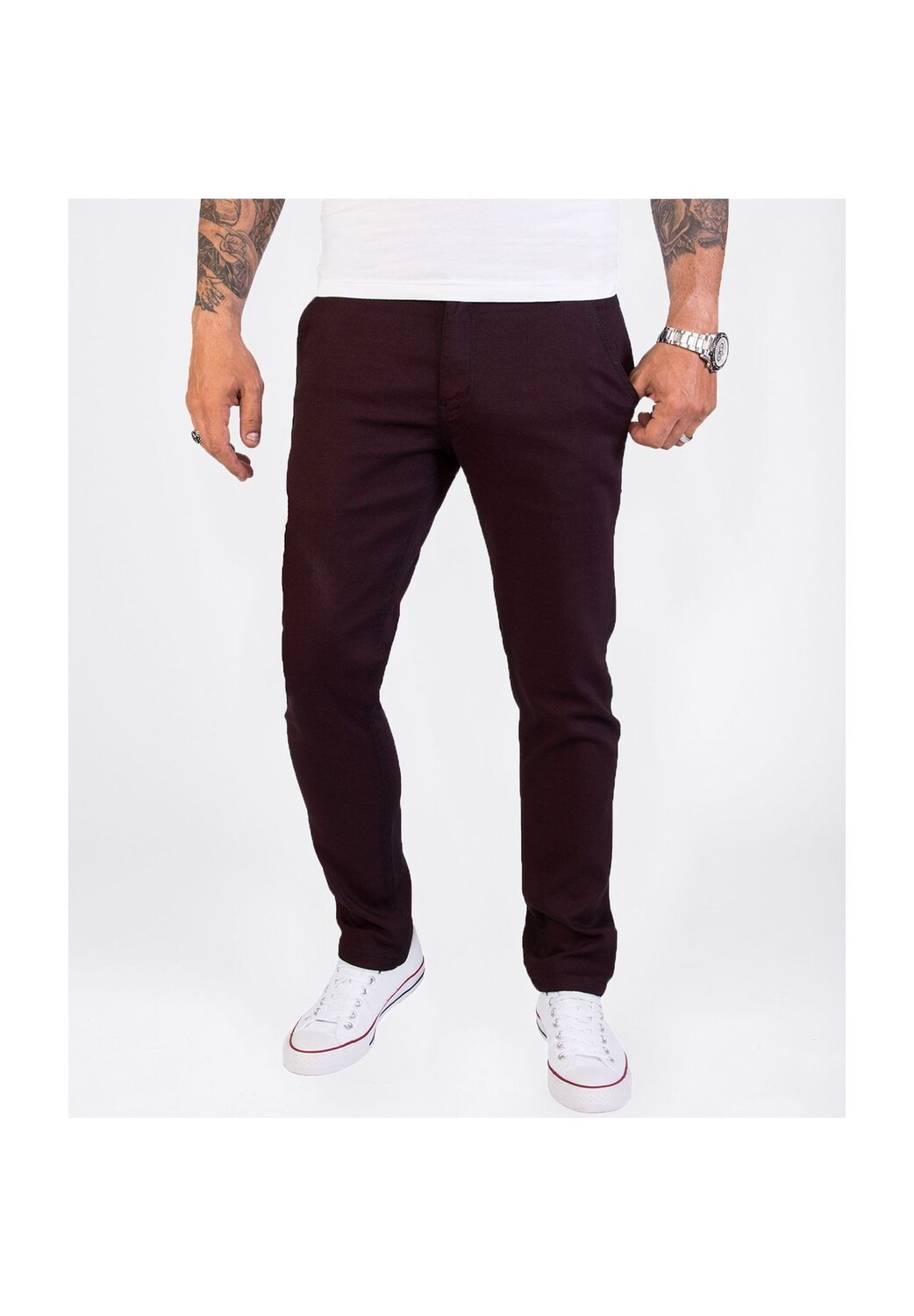 Брюки из ткани Брюки-чиносы приталенного кроя Rock Creek, цвет Weinrot
Брюки из ткани Брюки-чиносы приталенного кроя Rock Creek, цвет Weinrot
