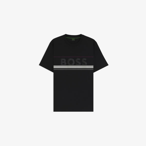 Футболка Boss с коротким рукавом и принтом бренда, черный
Футболка Boss с коротким рукавом и принтом бренда, черный