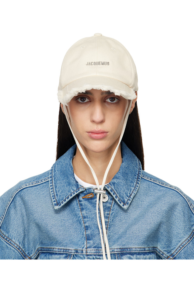 Джинсовая кепка Les classiques 'the artichaut' Jacquemus, Off-White
Джинсовая кепка Les classiques 'the artichaut' Jacquemus, Off-White