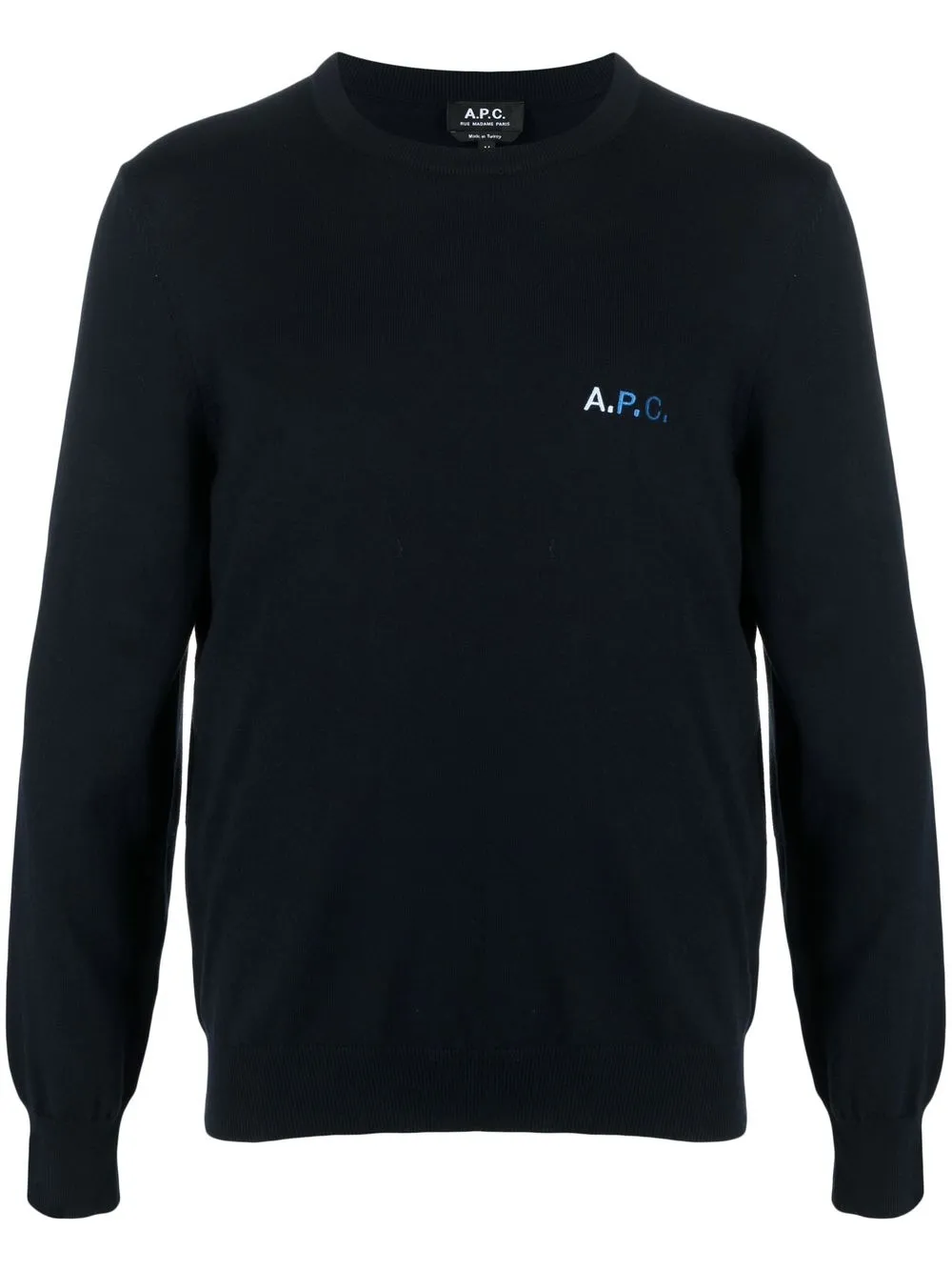 Толстовка с вышитым логотипом A.P.C., синий
Толстовка с вышитым логотипом A.P.C., синий