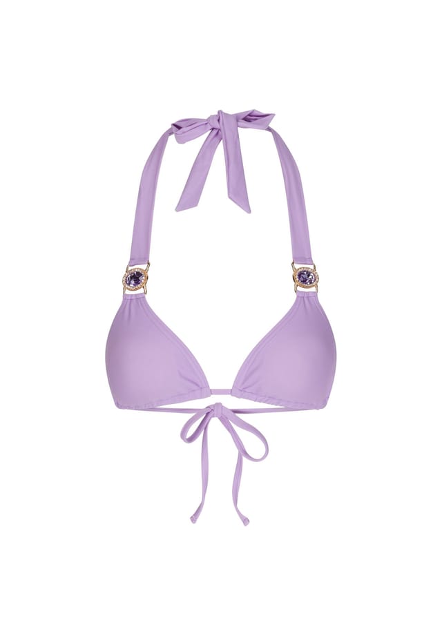 Бикини-Топ «Амур» с треугольным вырезом и стильной отделкой из камней Moda Minx, сиреневый
Бикини-Топ «Амур» с треугольным вырезом и стильной отделкой из камней Moda Minx, сиреневый
