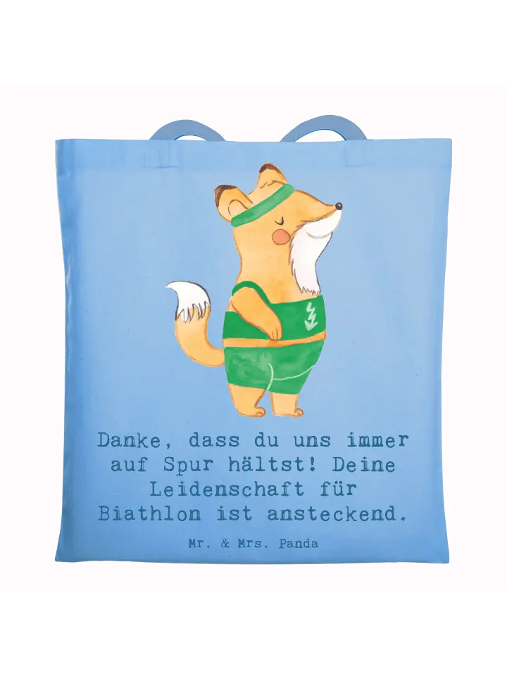 Сумка для переноски Mr & Mrs Panda Biathlon Trainerin, небесно-синий
Сумка для переноски Mr & Mrs Panda Biathlon Trainerin, небесно-синий