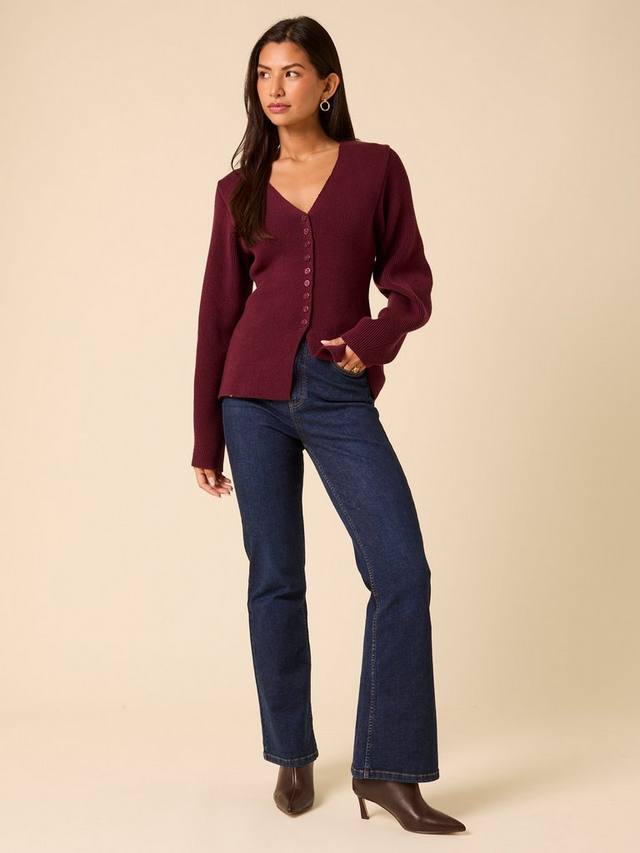 Кардиган с рукавами-фонариками Nobody's Child, Red
Кардиган с рукавами-фонариками Nobody's Child, Red