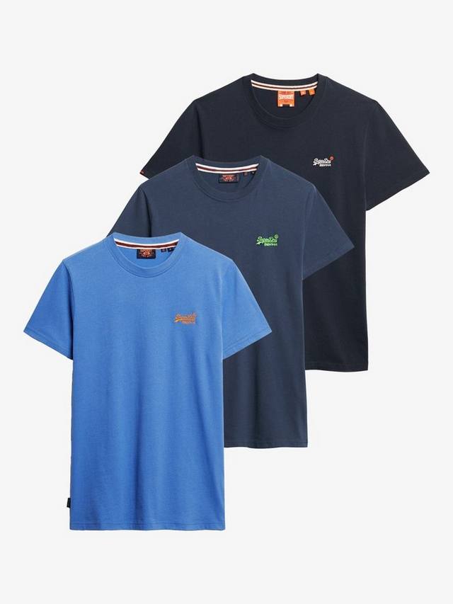 Хлопковая футболка Regular Fit с короткими рукавами Superdry, Pack of 3, Blue
Хлопковая футболка Regular Fit с короткими рукавами Superdry, Pack of 3, Blue