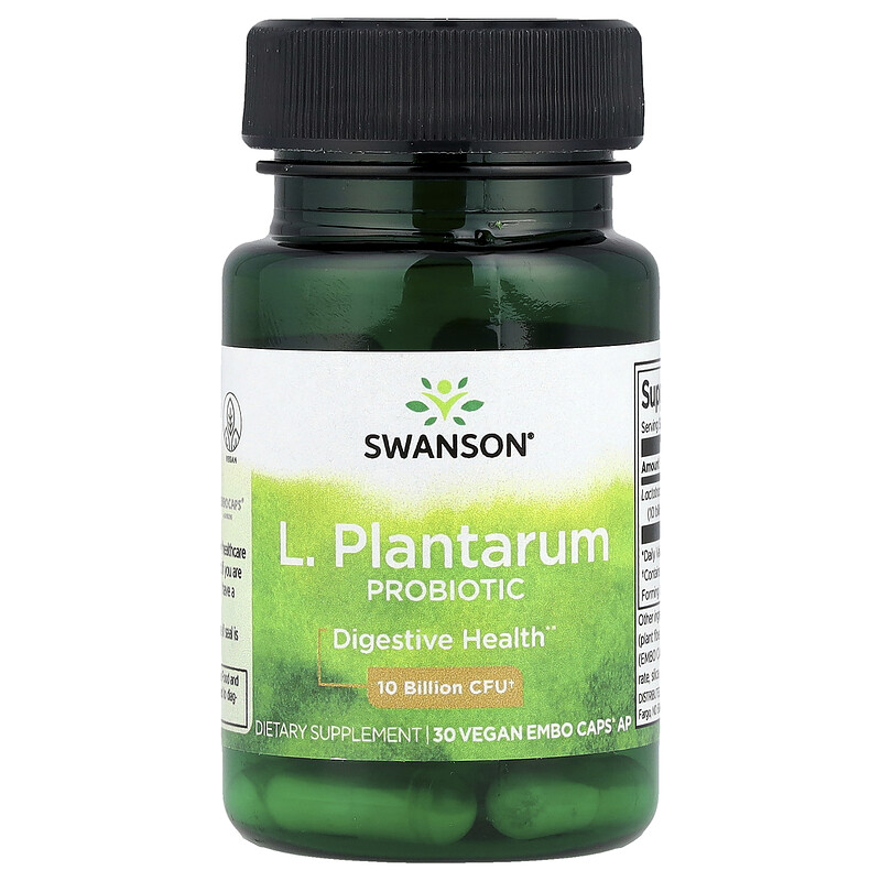Swanson, Ацидофильные лактобактерии (L. acidophilus), Пробиотик Plantarum, 10 млрд КОЕ, 30 веганских капсул для ЭМО
Swanson, Ацидофильные лактобактерии (L. acidophilus), Пробиотик Plantarum, 10 млрд КОЕ, 30 веганских капсул для ЭМО