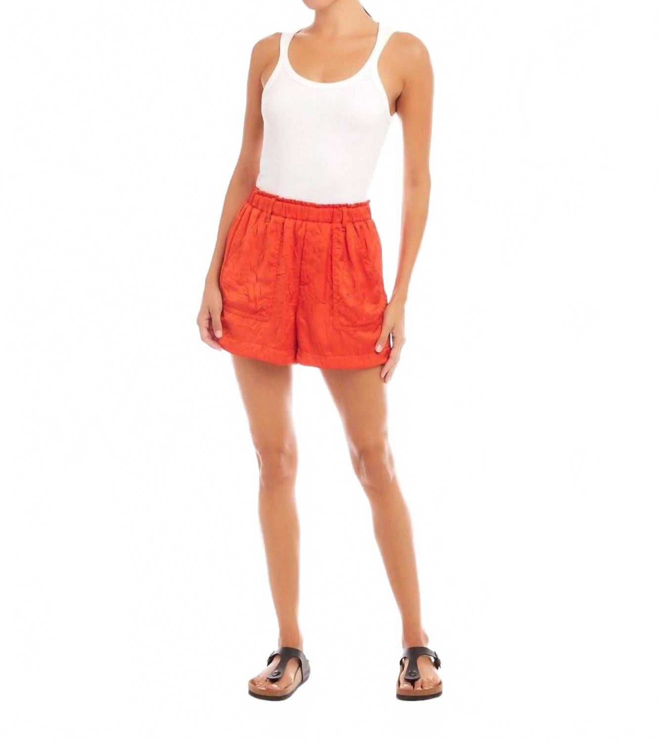 Шорты Becca ярко-оранжевые Fifteen Twenty
Шорты Becca ярко-оранжевые Fifteen Twenty