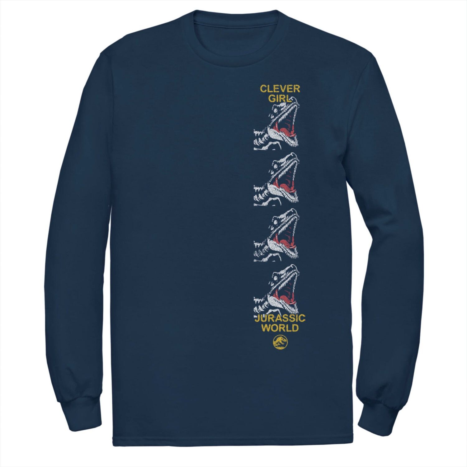 Мужская футболка Jurassic World Clever Raptor Head с принтом спереди, Синяя Licensed Character, синий
Мужская футболка Jurassic World Clever Raptor Head с принтом спереди, Синяя Licensed Character, синий