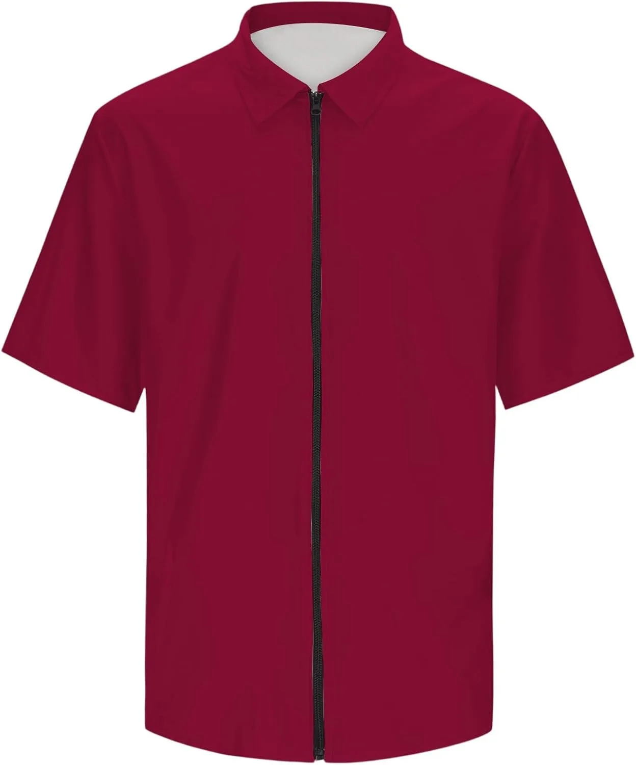 Мужская летняя рубашка Casual с коротким рукавом и молнией
Мужская летняя рубашка Casual с коротким рукавом и молнией