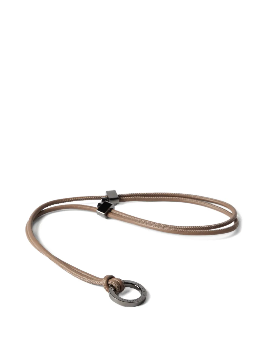 Шнурок для очков из кожи с отделкой Monili Brunello Cucinelli, бежевый
Шнурок для очков из кожи с отделкой Monili Brunello Cucinelli, бежевый