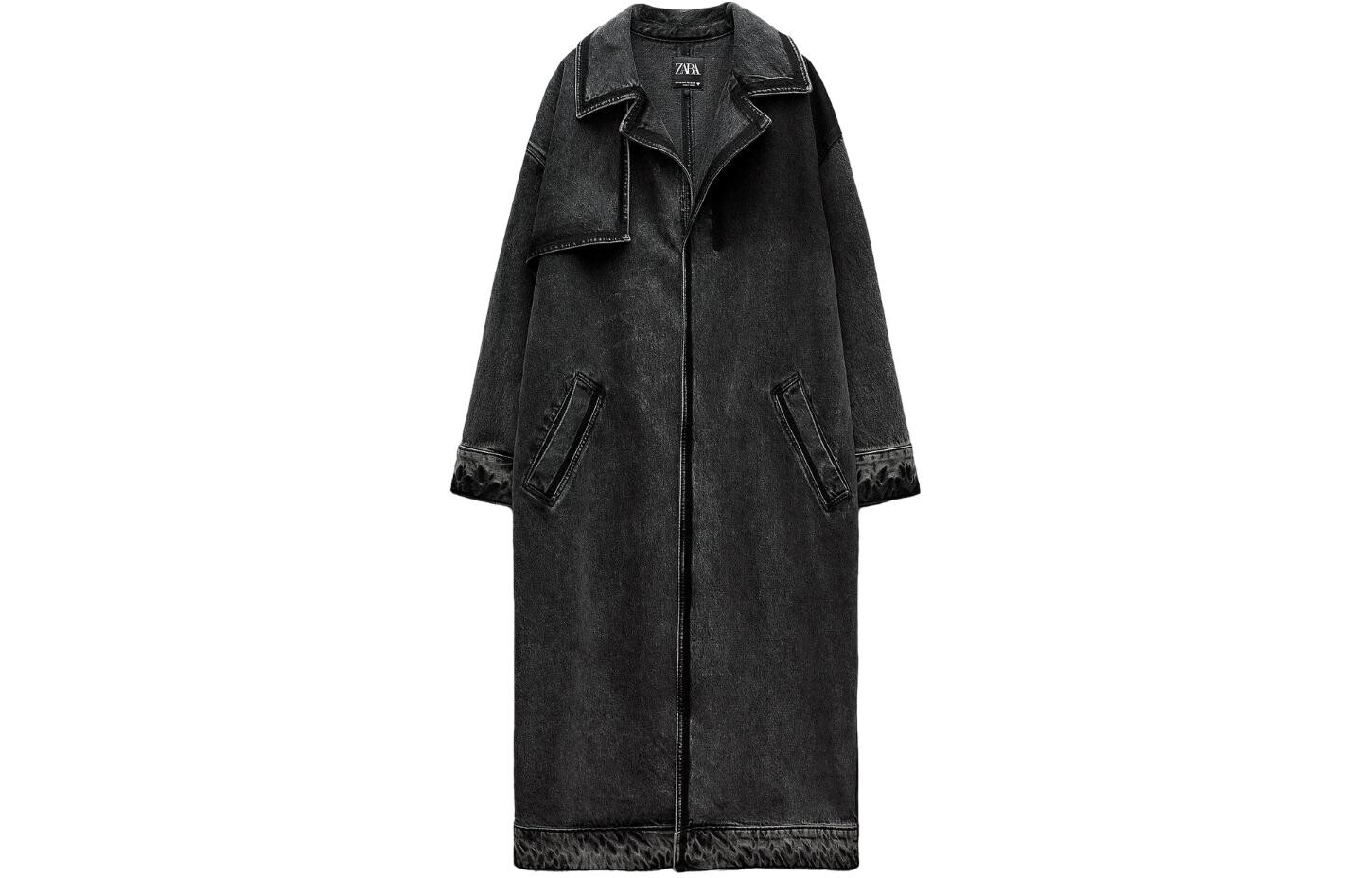 Тренчкот женский черный Zara 
Тренчкот женский черный Zara