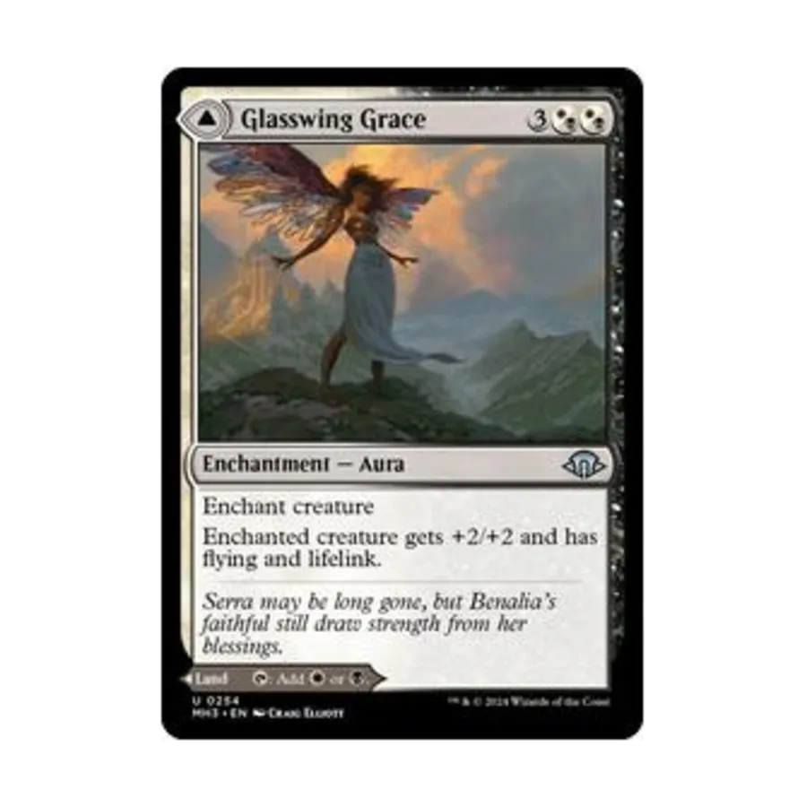 CCG Стеклянное крыло Грейс (U), MTG - Modern Horizons 3
CCG Стеклянное крыло Грейс (U), MTG - Modern Horizons 3