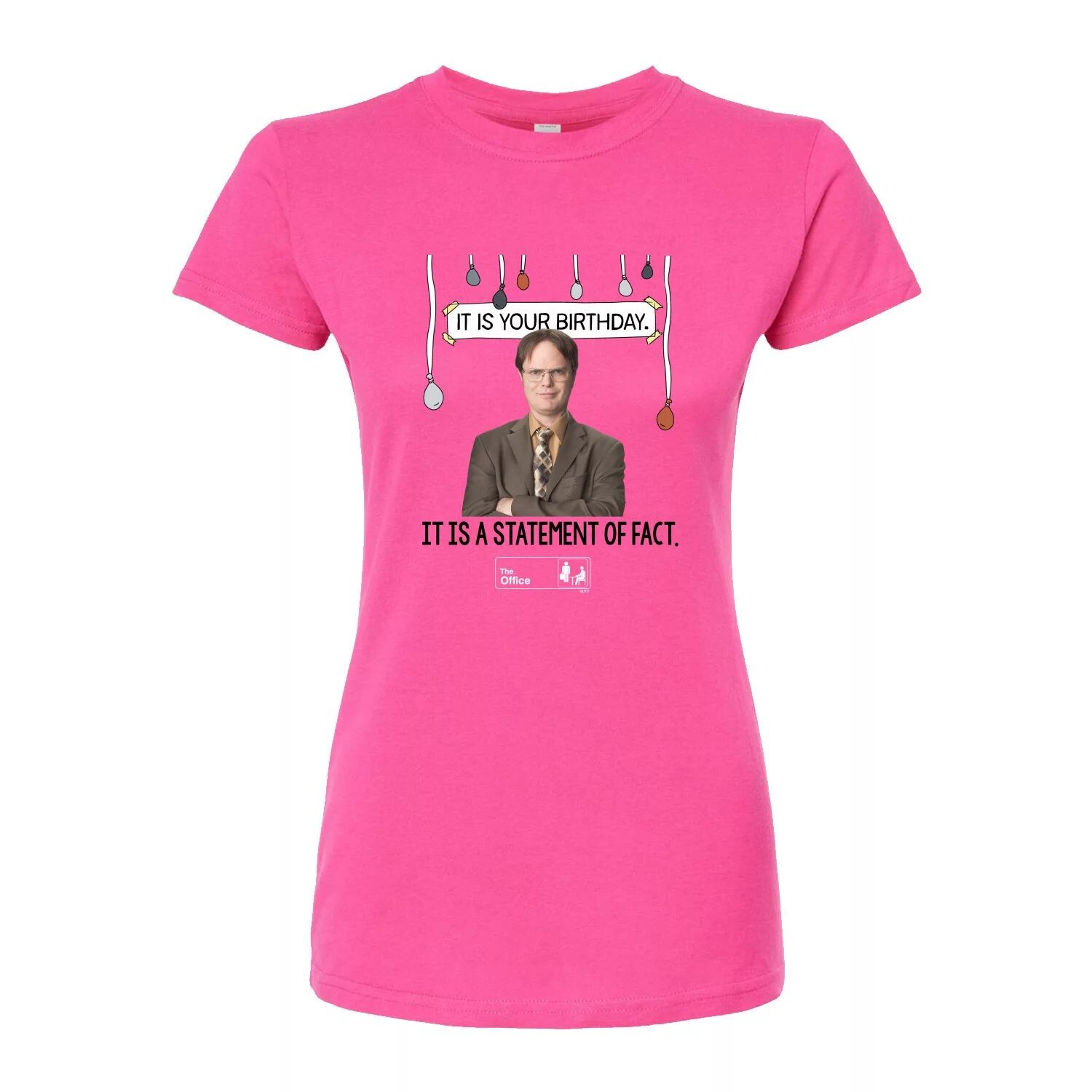 Облегающая футболка The Office для юниоров на день рождения Licensed Character, розовый
Облегающая футболка The Office для юниоров на день рождения Licensed Character, розовый