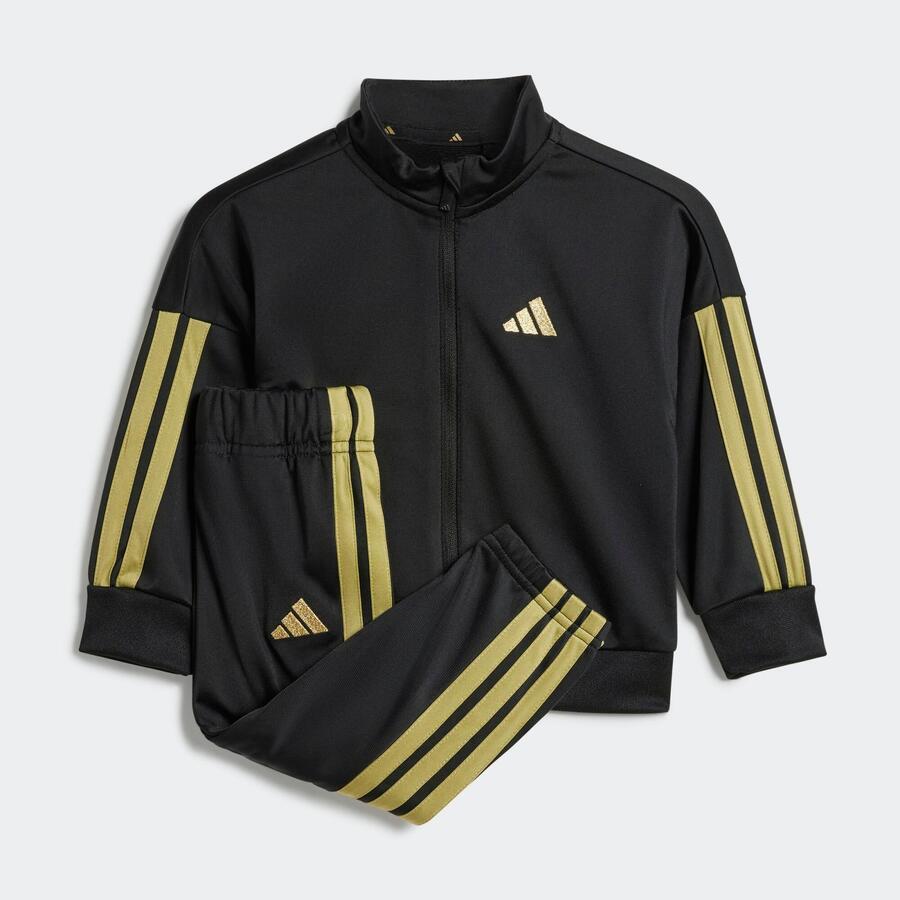 ADIDAS Детский спортивный костюм - черный/золотой
ADIDAS Детский спортивный костюм - черный/золотой