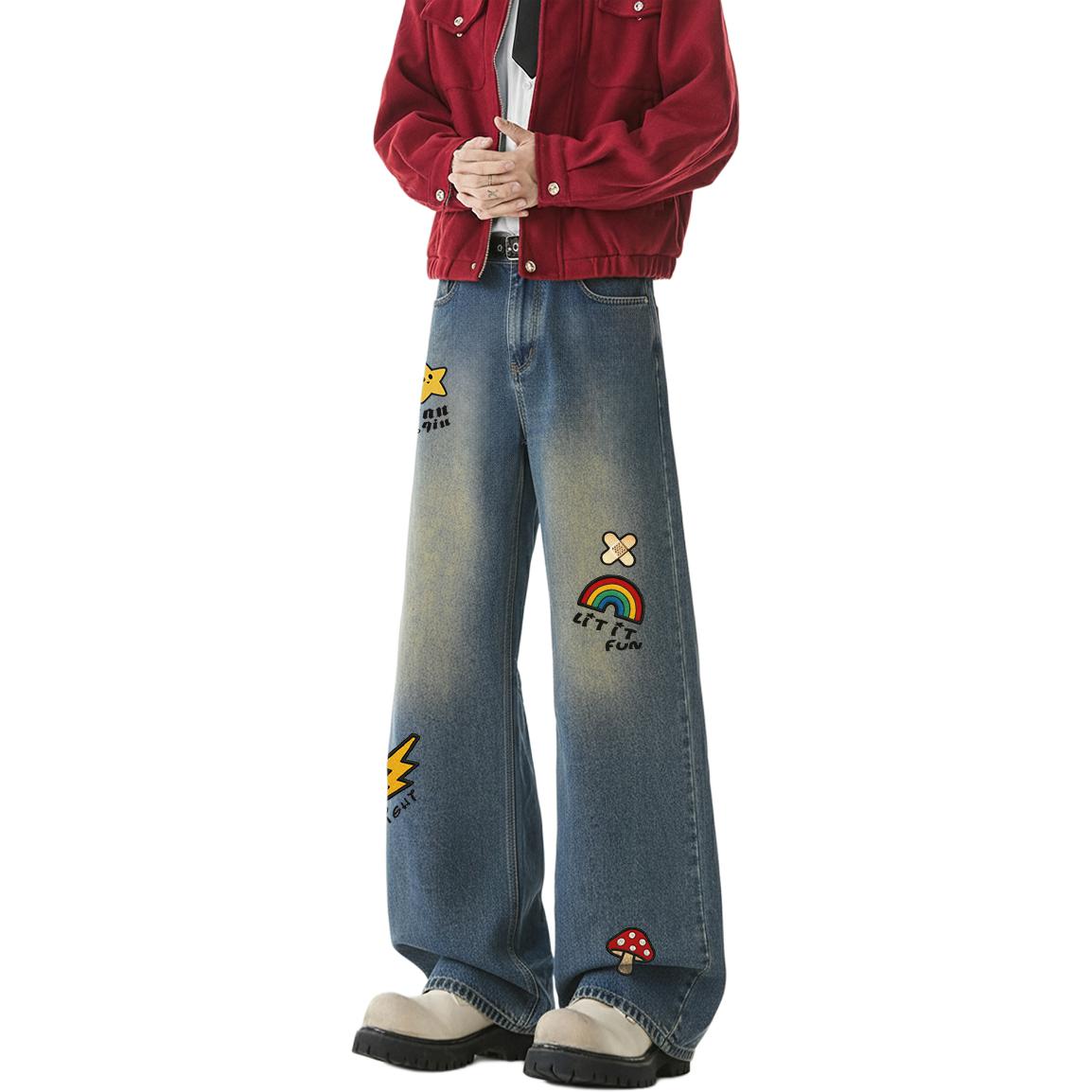 Джинсы Unisex утепленные с флисовой подкладкой прямого кроя HUANQIU, teal
Джинсы Unisex утепленные с флисовой подкладкой прямого кроя HUANQIU, teal