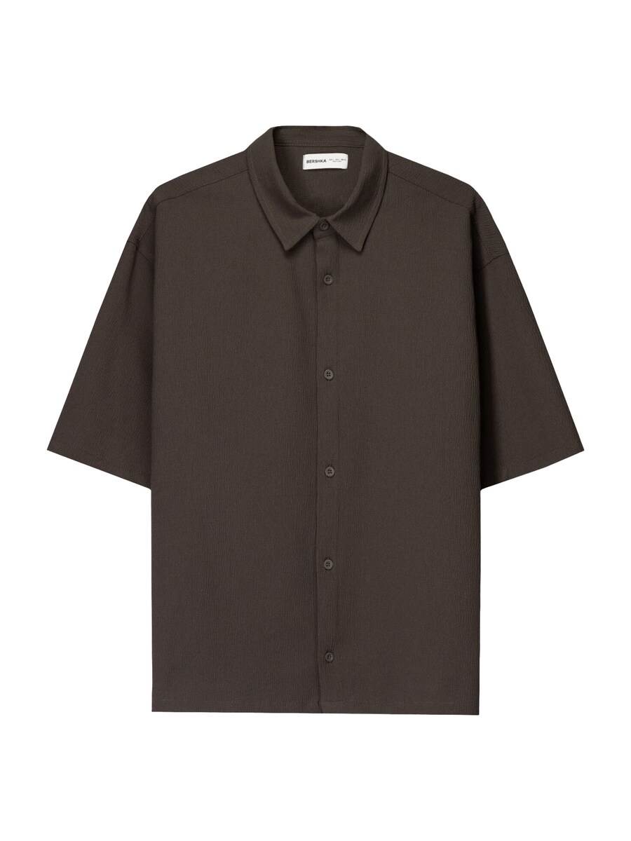 Рубашка на пуговицах Comfort fit Bershka, коричневый
Рубашка на пуговицах Comfort fit Bershka, коричневый