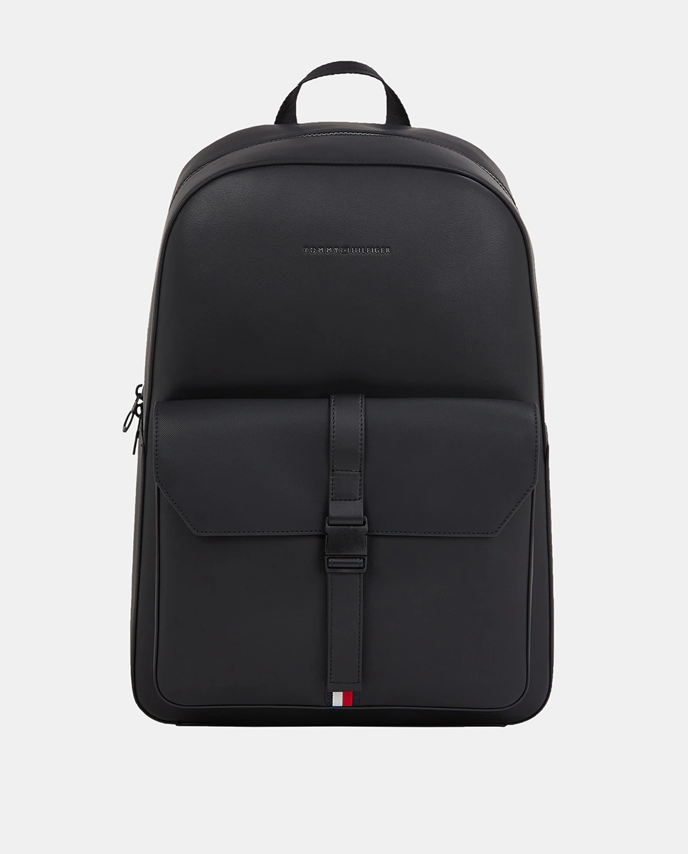 Мужская сумка-рюкзак из экокожи с внешним карманом и логотипом спереди Tommy Hilfiger, черный
Мужская сумка-рюкзак из экокожи с внешним карманом и логотипом спереди Tommy Hilfiger, черный