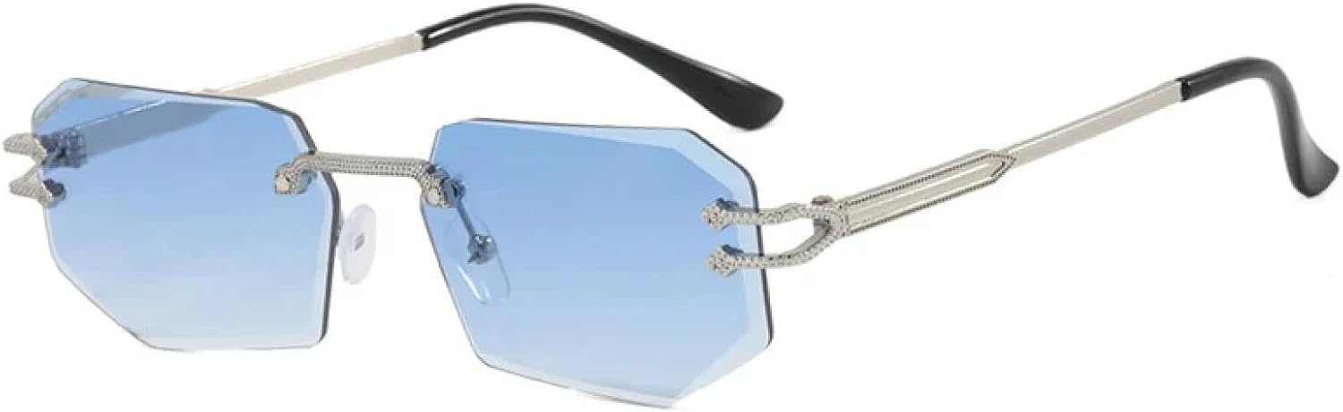 Роскошные большие женские солнцезащитные очки в металлической оправе без оправы, идеально подходящие для путешествий и вождения. Популярные оттенки TKKTLLT, Silver-blue
Роскошные большие женские солнцезащитные очки в металлической оправе без оправы, идеально подходящие для путешествий и вождения. Популярные оттенки TKKTLLT, Silver-blue