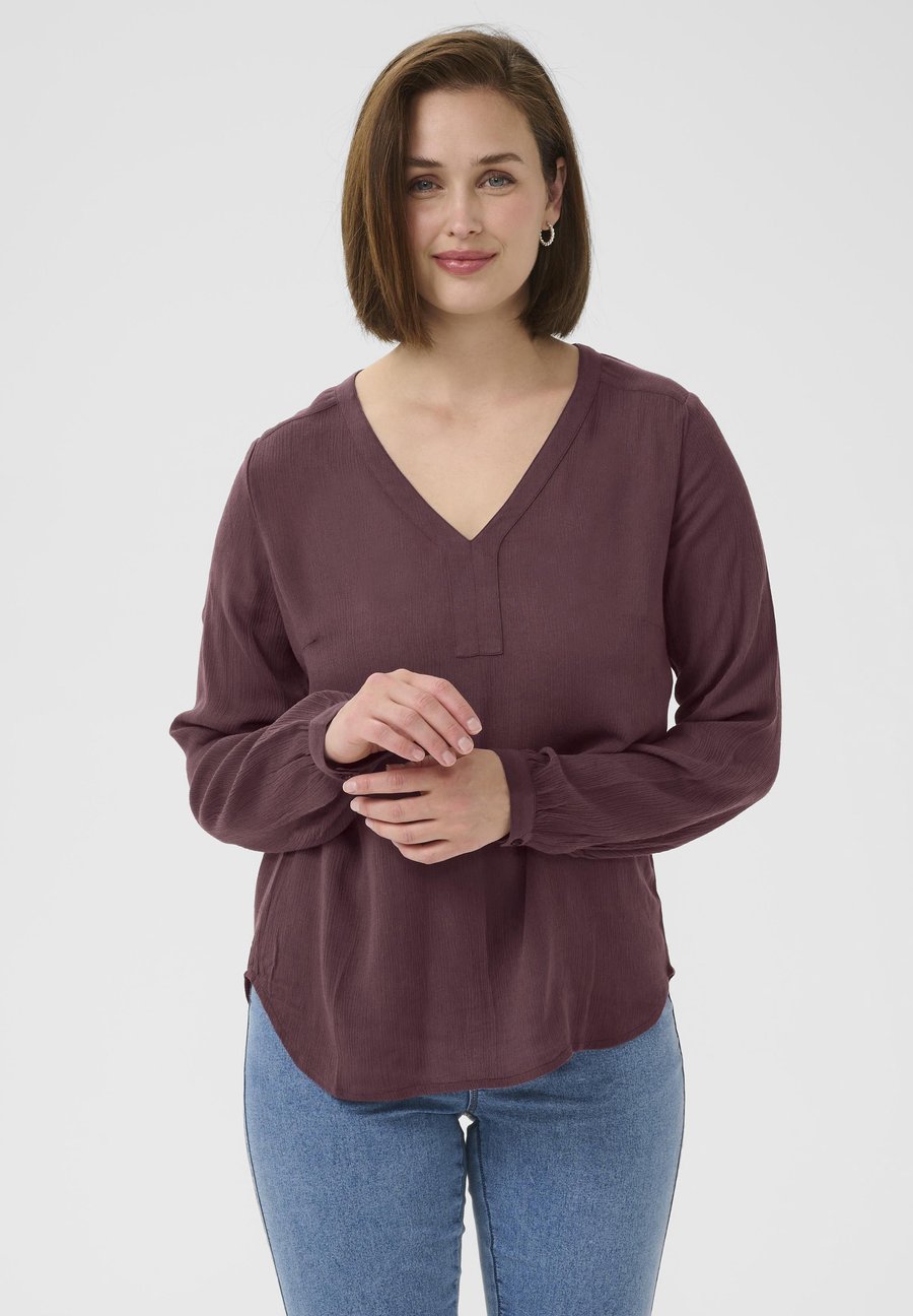 Блуза Kaffe AMBER, Fudge/Bordeaux
Блуза Kaffe AMBER, Fudge/Bordeaux