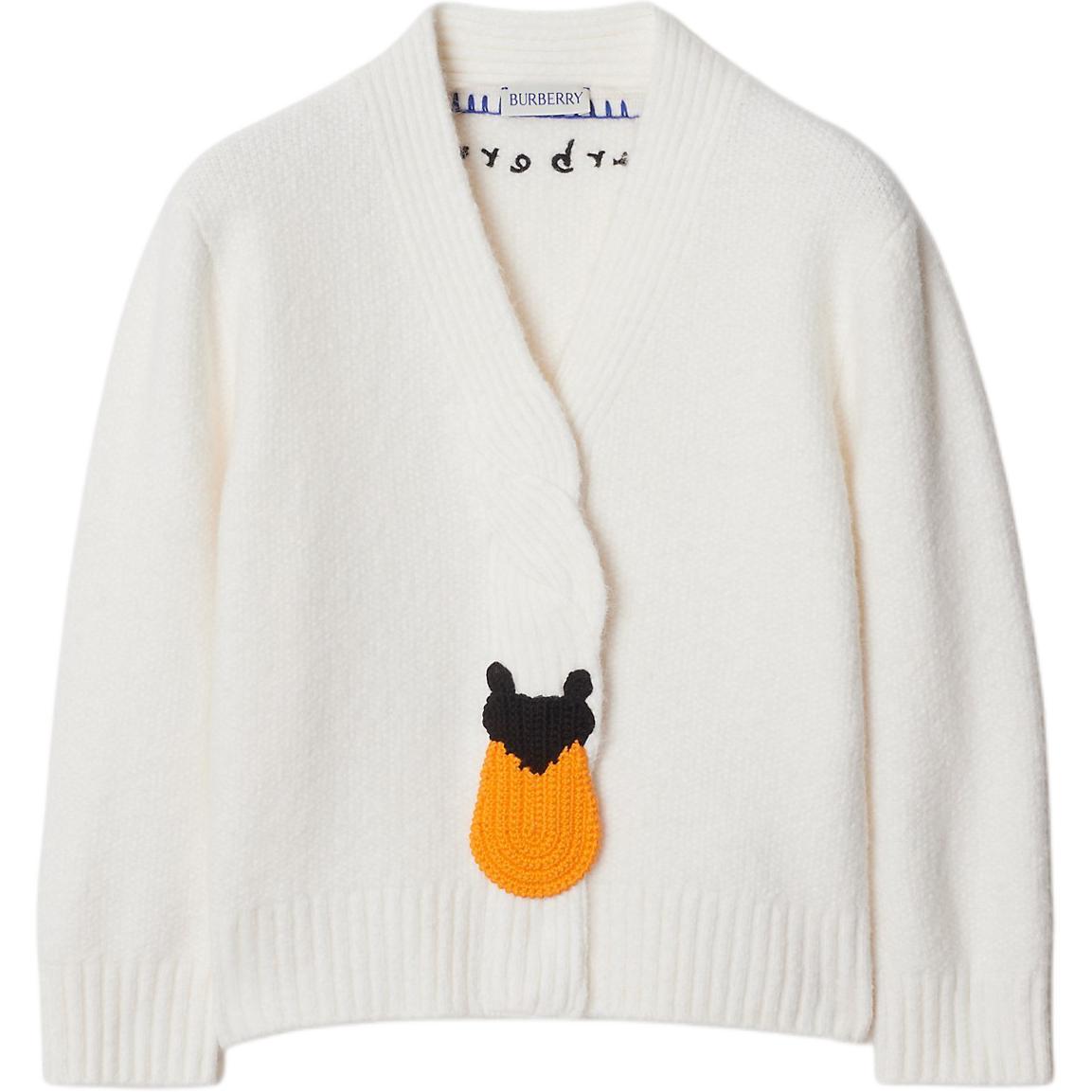 Детская куртка Burberry, цвет слоновая кость белый 
Детская куртка Burberry, цвет слоновая кость белый