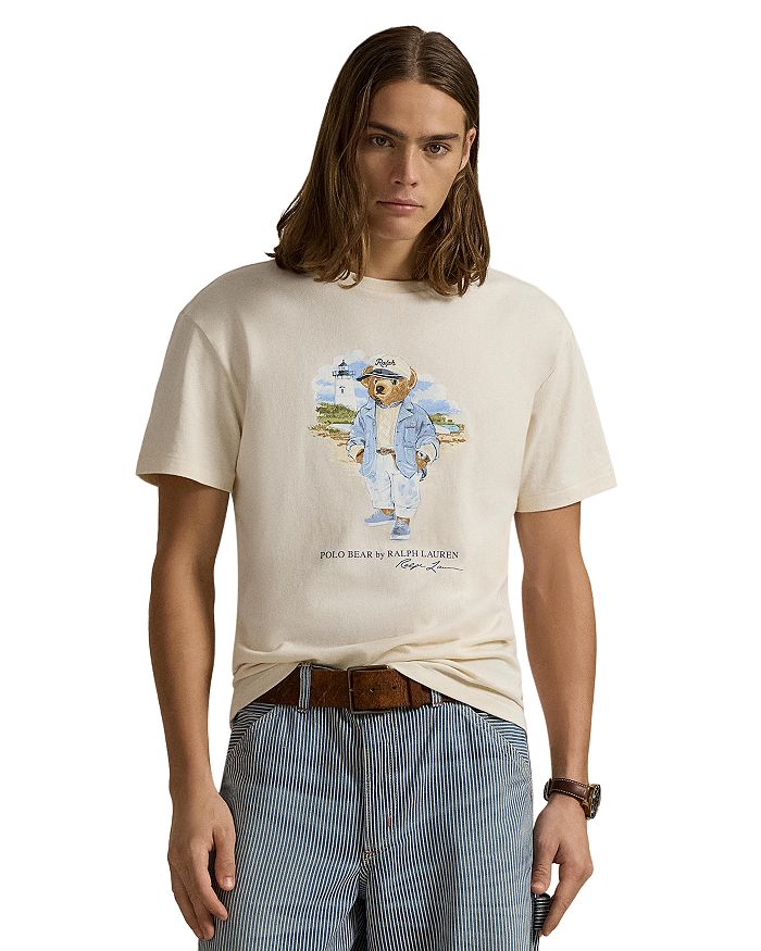 Футболка Polo Bear Classic Fit Jersey Polo Ralph Lauren, слоновая кость/кремовый
Футболка Polo Bear Classic Fit Jersey Polo Ralph Lauren, слоновая кость/кремовый