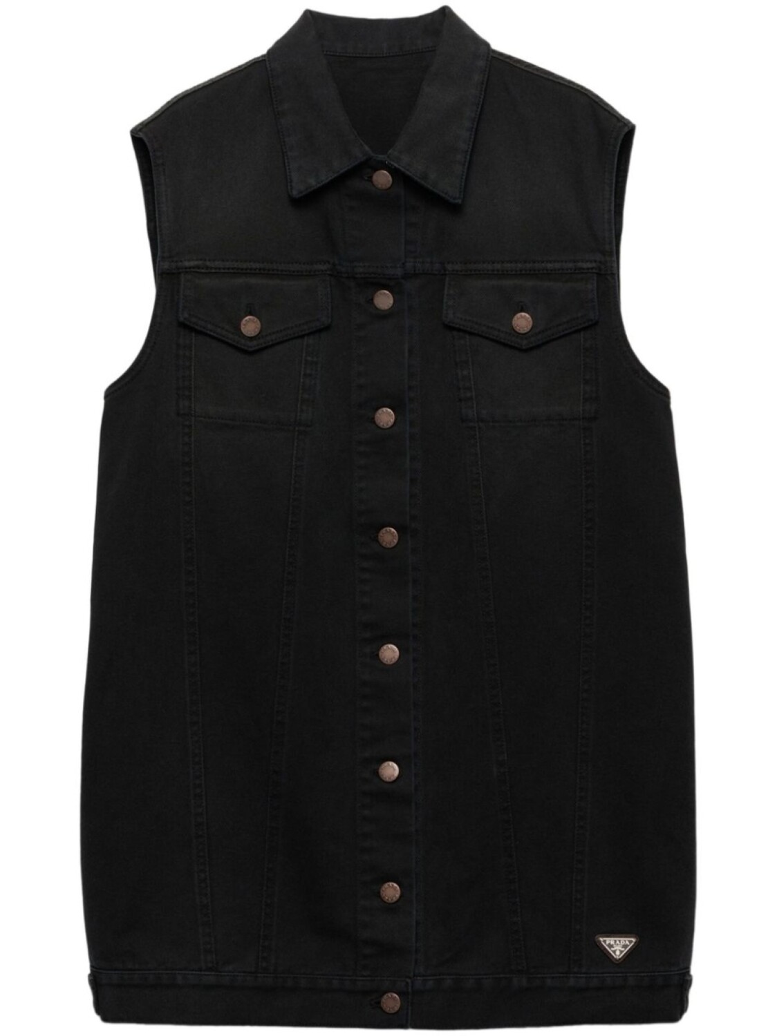 Prada джинсовое платье мини, черный
Prada джинсовое платье мини, черный