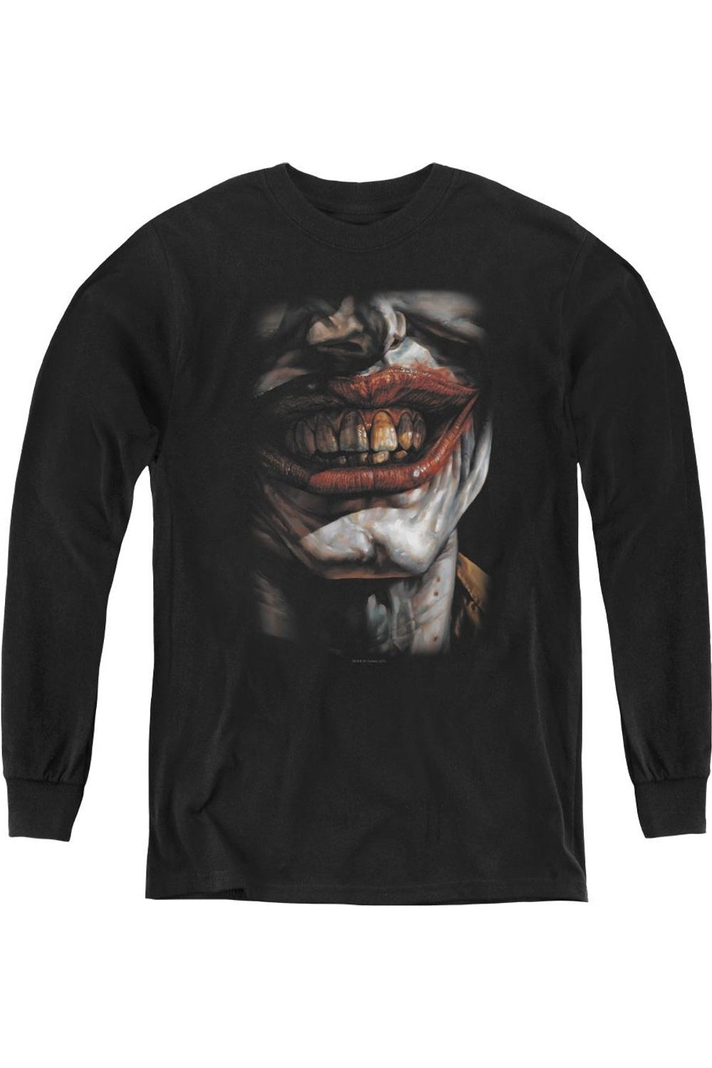 Футболка с длинным рукавом Batman "Улыбка зла" для молодежи Gildan, черный
Футболка с длинным рукавом Batman "Улыбка зла" для молодежи Gildan, черный
