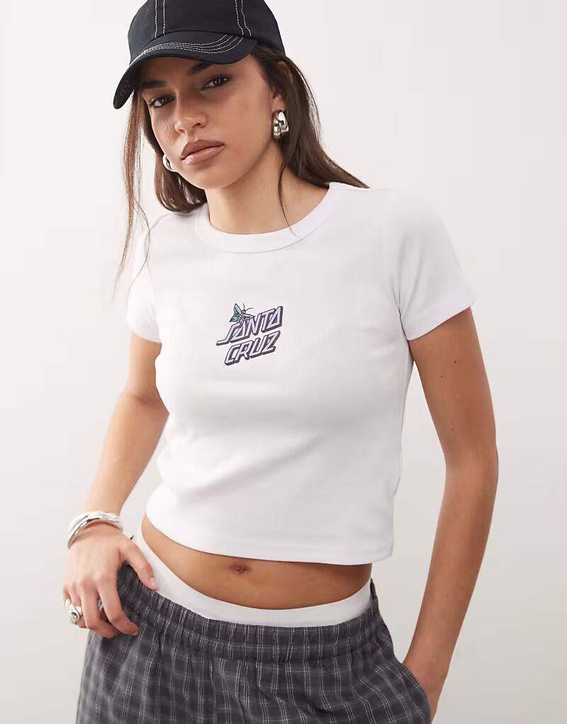 Футболка детская с принтом Санта-Крус flutter flash белого цвета Santa Cruz
Футболка детская с принтом Санта-Крус flutter flash белого цвета Santa Cruz
