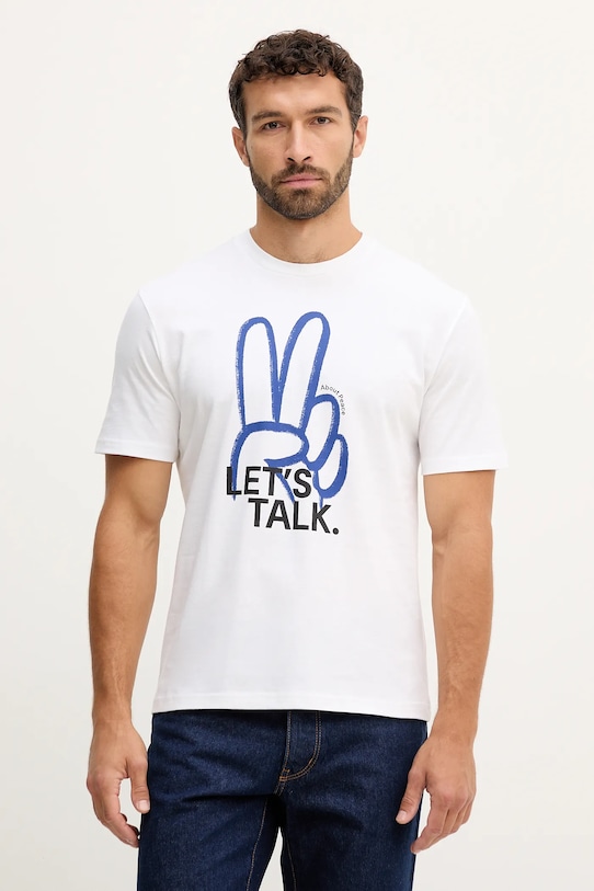 Хлопковая футболка United Colors Of Benetton, белый
Хлопковая футболка United Colors Of Benetton, белый