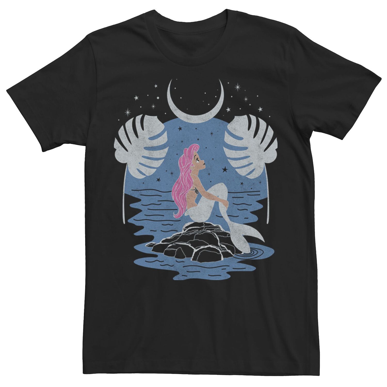Мужская футболка Disney The Little Mermaid Ariel Night Sky Profile Licensed Character 
Мужская футболка Disney The Little Mermaid Ariel Night Sky Profile Licensed Character