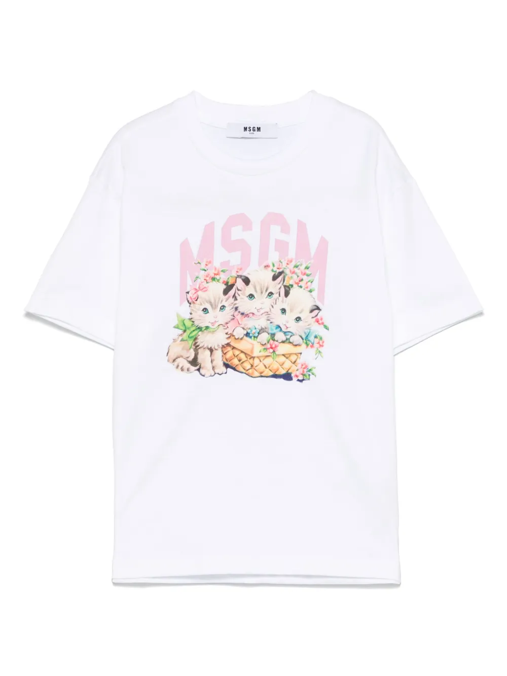 Футболка с графичным принтом Msgm Kids, белый
Футболка с графичным принтом Msgm Kids, белый