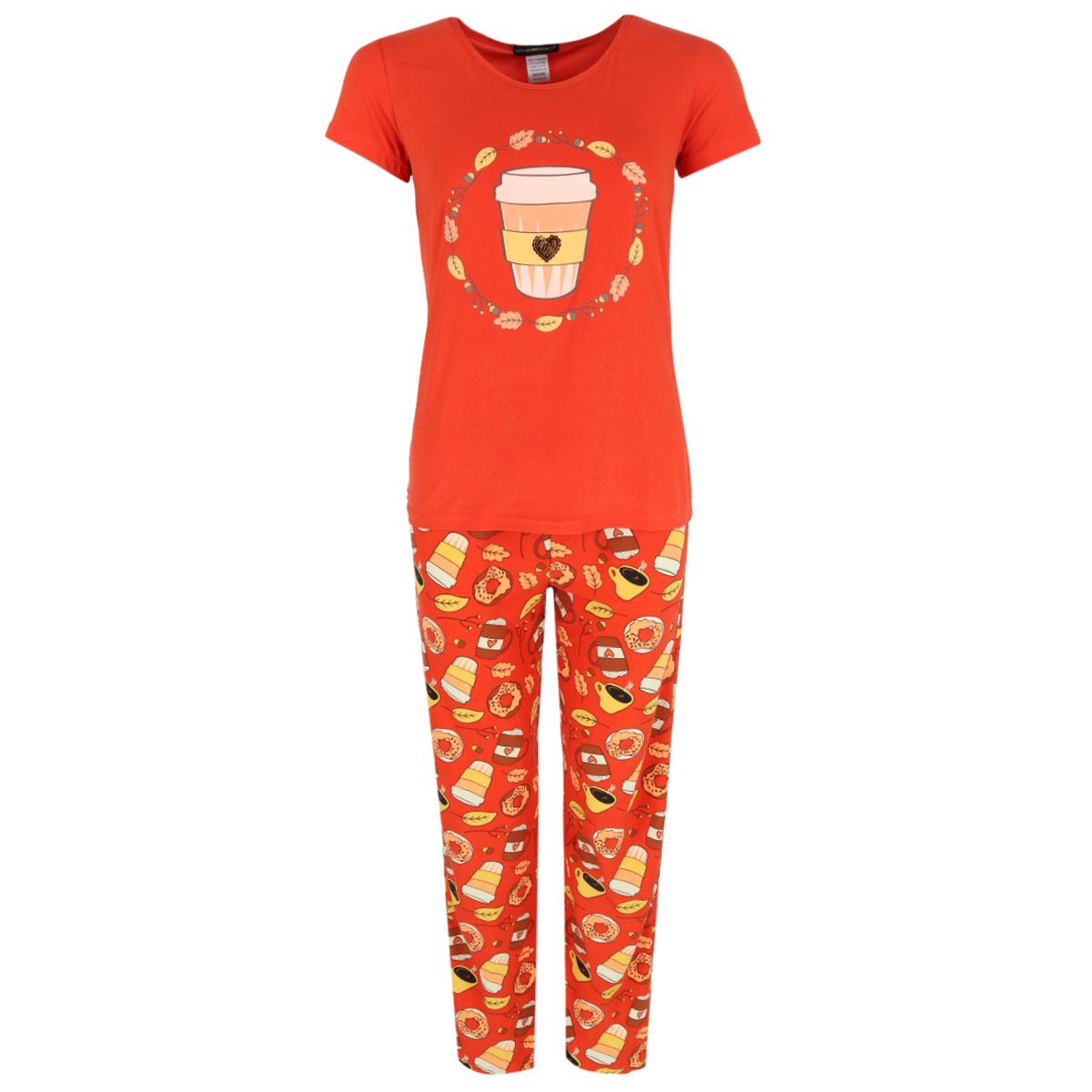 Женский пижамный комплект с короткими рукавами Pumpkin Spice Plus Size Not a Morning Person, оранжевый
Женский пижамный комплект с короткими рукавами Pumpkin Spice Plus Size Not a Morning Person, оранжевый