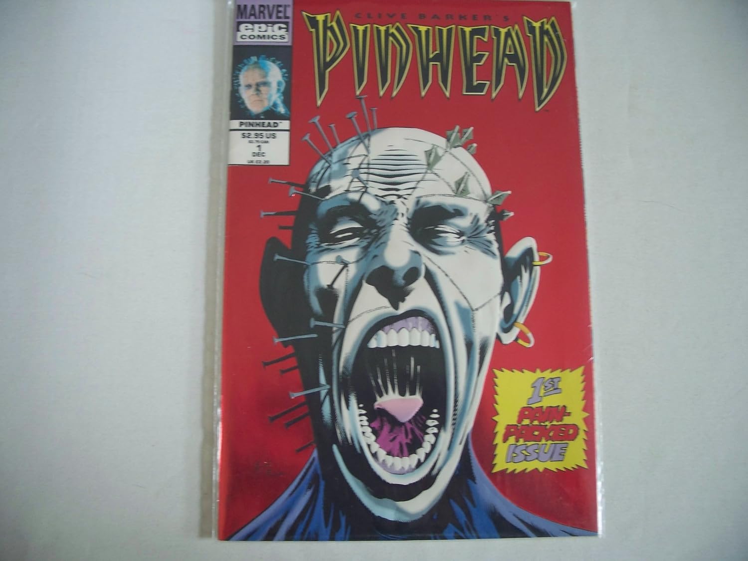 Pinhead Comic Book - #1 First Issue (Marvel Epic Comics)
Pinhead Comic Book - #1 First Issue (Marvel Epic Comics)
