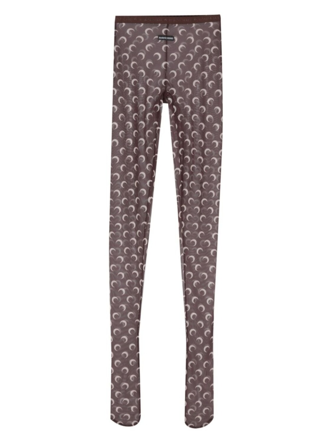 Marine Serre колготки с принтом Moon, коричневый
Marine Serre колготки с принтом Moon, коричневый