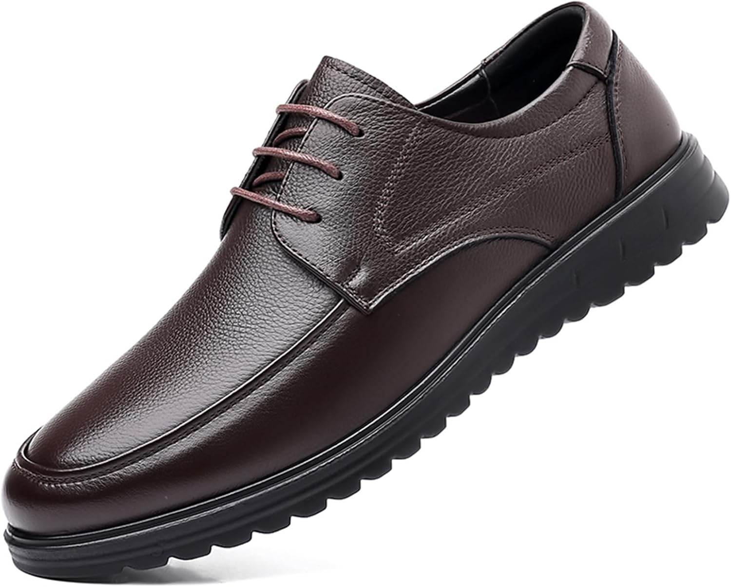 Мужские премиальные кожаные повседневные оксфорды Классические туфли с шнуровкой для официального и делового стиля Abborora, коричневый
Мужские премиальные кожаные повседневные оксфорды Классические туфли с шнуровкой для официального и делового стиля Abborora, коричневый