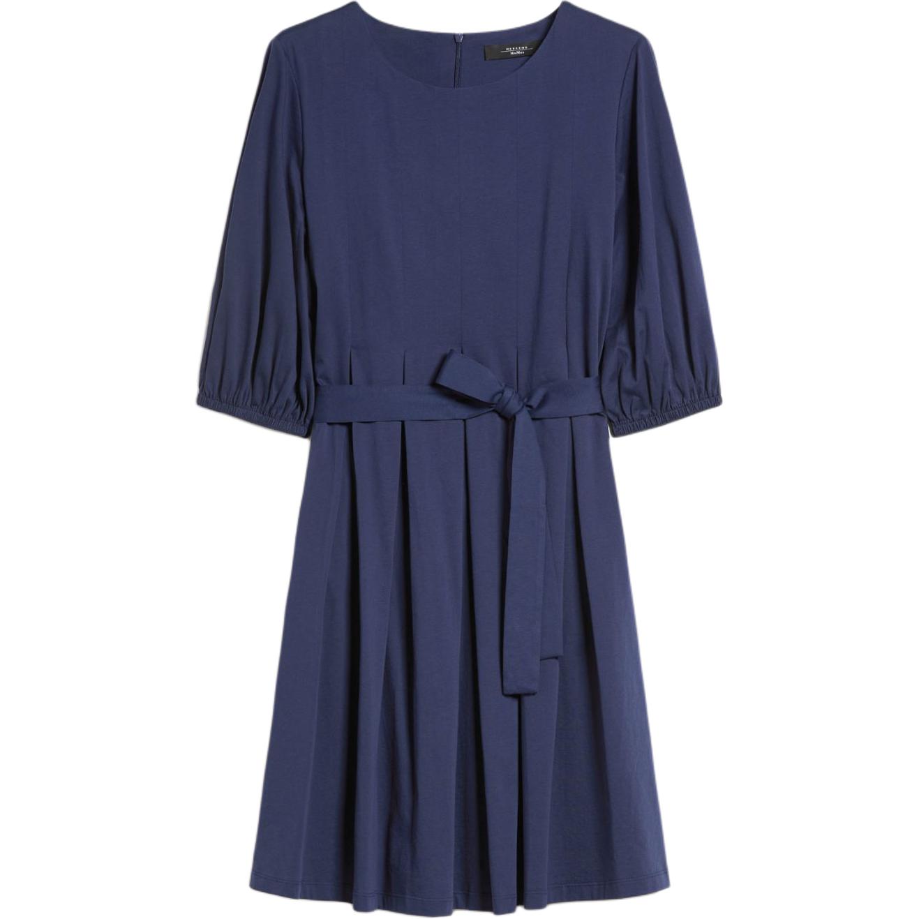 WEEKEND MaxMara Женское платье с короткими рукавами темно-синего цвета
WEEKEND MaxMara Женское платье с короткими рукавами темно-синего цвета