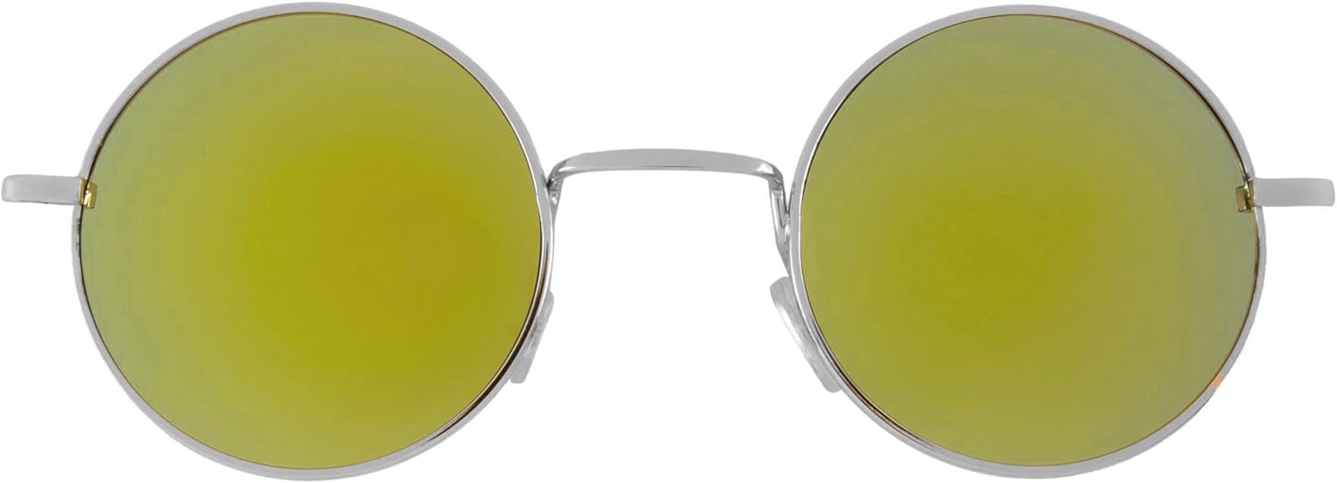 Круглые солнцезащитные очки OWL в металлической оправе, в стиле хиппи, с защитой от УФ-излучения UV400, поликарбонатные линзы, очки Джона Леннона для мужчин и женщин, Yellow Mirror Lens / Silver
Круглые солнцезащитные очки OWL в металлической оправе, в стиле хиппи, с защитой от УФ-излучения UV400, поликарбонатные линзы, очки Джона Леннона для мужчин и женщин, Yellow Mirror Lens / Silver